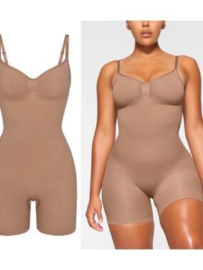 NEW Skims Sculpting Mid Thigh Open Gusset Bodysuit L/XL
Sienna Shapewear